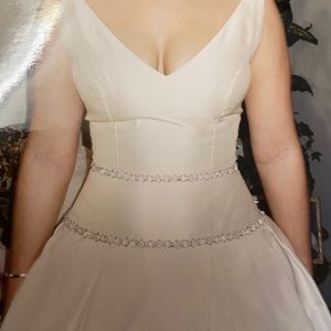 Lazaro Silk taffeta wedding gown